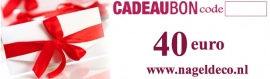 cadeaubon 40 euro