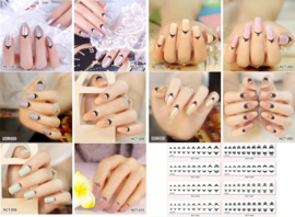 hele set cuticle tattoos 8 stuks