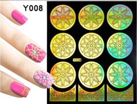 nail art mal goud nr. 008