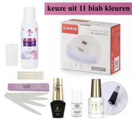BIAB kit  met uv/led lamp HEMA vrij