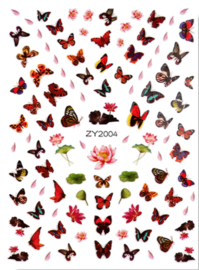sticker vlinders ZY004