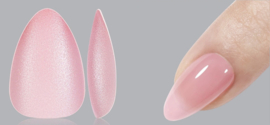soft gel tips almond pink 120 st