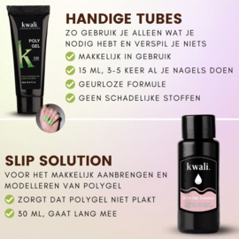 polygel kit 6 kleuren