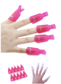 remover set voor gelnagels met clips