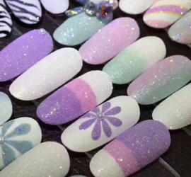 sugar nailart voorbeelden