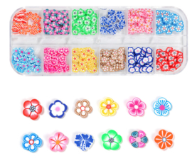 box fimo flower inlay