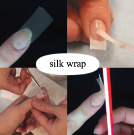 silk nail wrap (let op!)