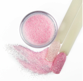 snow flash glitter pink