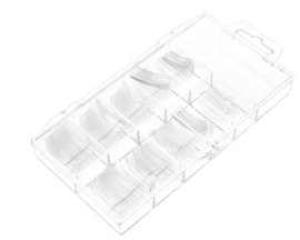 full well tips clear straight 100 stuks in opbergbox