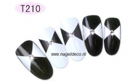 nagel sticker T210 black&white