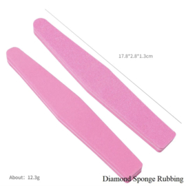 sponge vijl pink 100/180 trapeze