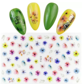 nagelstickers flowers F023