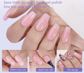 soft gel tips coffin pink (4)