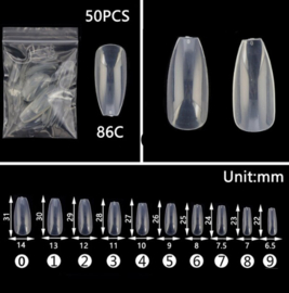 full cover tips coffin 86C50 50 stuks