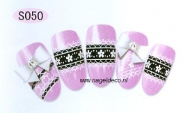 nagel sticker S050 black&white