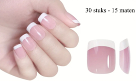 soft gel tips square french