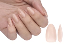 soft gel tips almond nude (2)