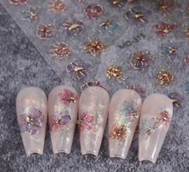 nagelsticker embossed MO317