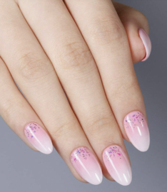 soft gel tips short almond 120 st. (mat)