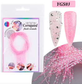 fiber glitter threads nr. 03