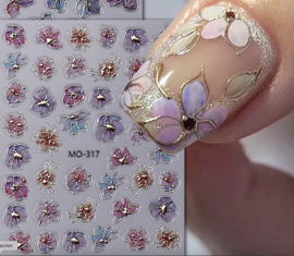 nagelsticker embossed MO317