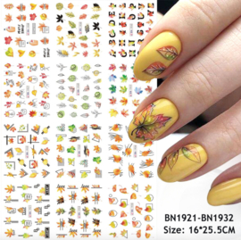 waterdecal set 12 stuks BN 1921-1932