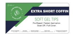 soft gel tips kit x short coffin 240 st.