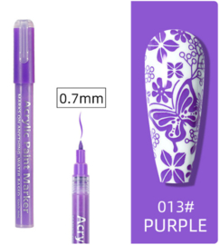 nailart pen purple