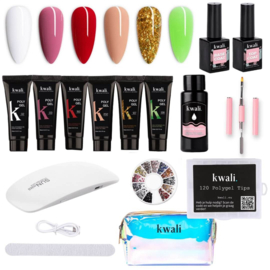polygel kit 6 kleuren