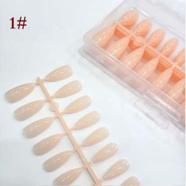 soft gel tips almond 240 stuks (1)(voor kleine nagelplaat)