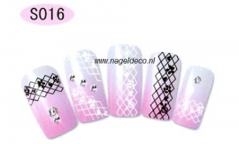 nagel sticker S016 black&white