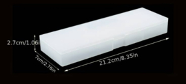 flex acryl nagel tips mat short coffin 300 st.
