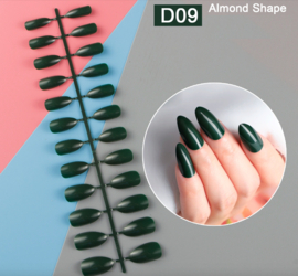 almond nepnagel tips green 09