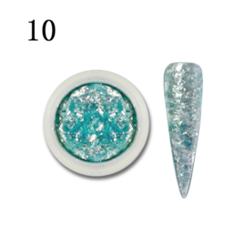 opaal nagel glitter 10