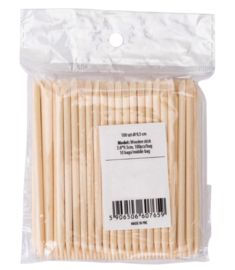 100 orange woodsticks 9,4 cm