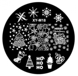 kerst plate XY-M18