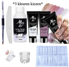 polygel set 30ml - 3 kleuren kiezen