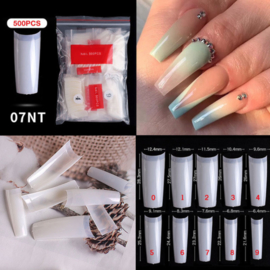 half well tips naturel modern 500 stuks 1+1 gratis