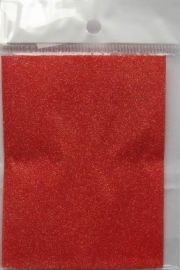 glitter papier  lt red (nr.4)