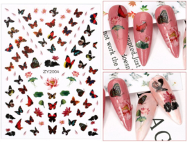 sticker vlinders ZY004