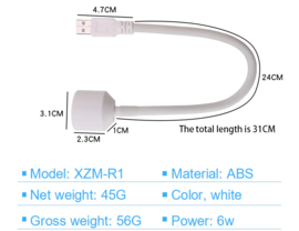 lamp voor soft gel tips USB