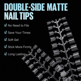 soft gel tips (v) coffin 120 st.