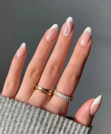 french tips swirl