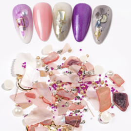 shell pearl design 6 potjes
