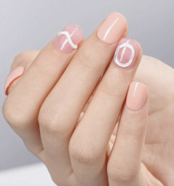 soft gel tips short oval 120 st. (mat)