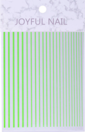 flexible stripes fluor green