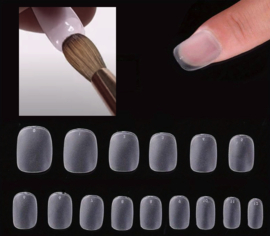 flex acryl nagel tips mat short square 300 st.