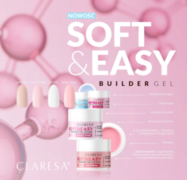 builder gel NATURAL 12 gram Claresa soft & easy