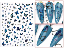 sticker vlinders ZY006