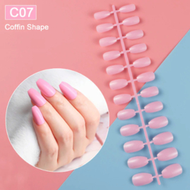 coffin tips C07 pink